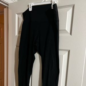 3 pairs of lululemon black Align Leggings